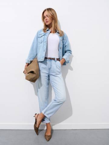 Mohito - Джинси з ременем - синій - 40