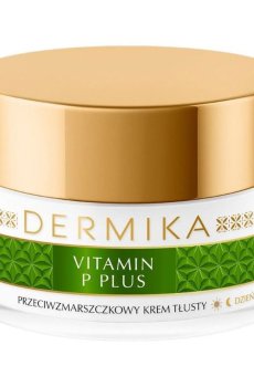 Гипоаллергенный масляный крем для лица Dermika Vitamin P Plus Face Cream против морщин, 50 мл