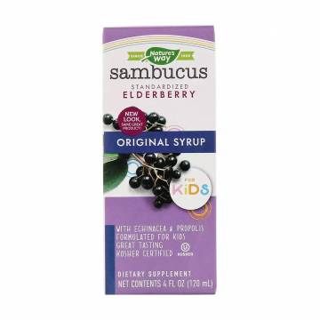 Черная бузина Natures Way Sambucus For Kids для детей, в жидкости, 120 мл Черная бузина Natures Way Sambucus For Kids для детей, в жидкости, 120 мл