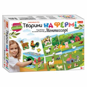 Настільна гра Ranok Creative Тварини на фермі (10156012У) Настільна гра Ranok Creative Тварини на фермі (10156012У)