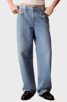Женские голубые джинсы RELAXED BARREL Голубой 31-RG Calvin Klein Jeans LV047F684G