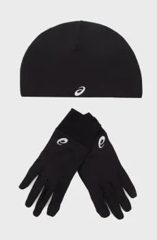 Набор аксессуаров (шапка, перчатки) Черный L Asics 3013A035-001