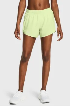 Женские салатовые шорты UA Fly By 3 Shorts Салатовый XS Under Armour 1382438-383