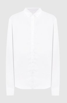 Белая рубашка из льна
