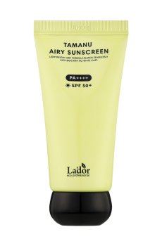 Легкий солнцезащитный крем для лица Lador Tamanu Airy Sunscreen, SPF 50+ PA++++, с маслом таману, 50 мл