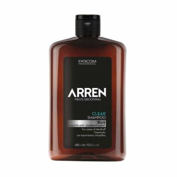 Мужской шампунь для волос Arren Mens Grooming Clear Shampoo против перхоти, 400 мл Мужской шампунь для волос Arren Mens Grooming Clear Shampoo против перхоти, 400 мл