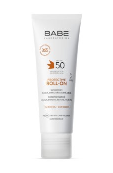 Солнцезащитный роллер для рук и тела BABE Laboratorios Protective Roll-On SPF 50, 80 мл