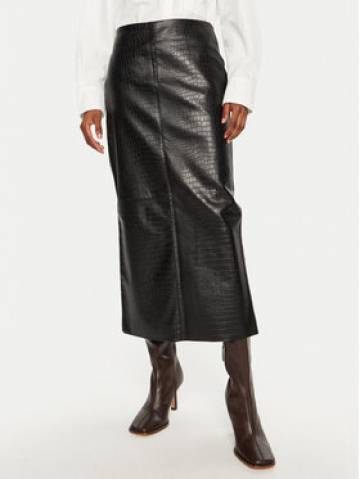 Bruuns Bazaar Спідниця зі штучної шкіри Tuanella BBW4134 Чорний Regular Fit Bruuns Bazaar Спідниця зі штучної шкіри Tuanella BBW4134 Чорний Regular Fit
