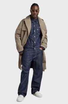 Мужской бежевый тренч Dispatcher cargo trench Бежевый S G-Star RAW D23622,C408