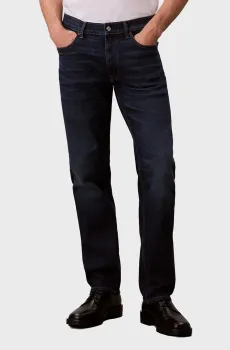 Мужские темно-синие джинсы SLIM STRAIGHT Синий 34-32 Calvin Klein LV04RD901G