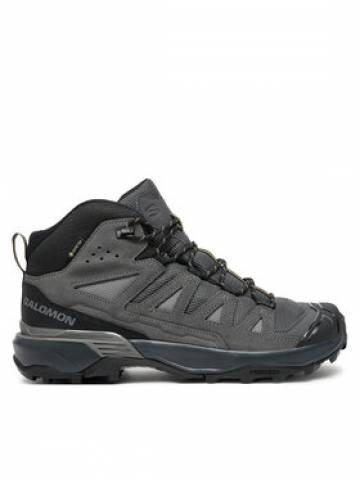 Salomon Трекінгові черевики X Ultra 360 Leather Mid Gore-Tex L47570800 Чорний Salomon Трекінгові черевики X Ultra 360 Leather Mid Gore-Tex L47570800 Чорний
