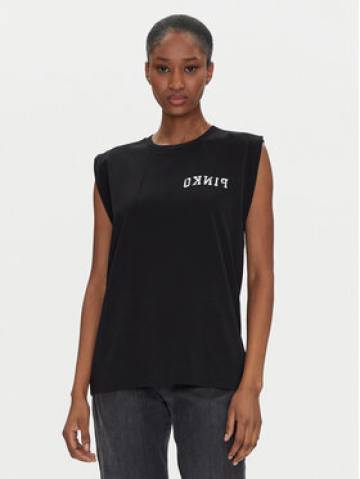 PINKO Футболка 104268 A2C0 Чорний Regular Fit PINKO Футболка 104268 A2C0 Чорний Regular Fit
