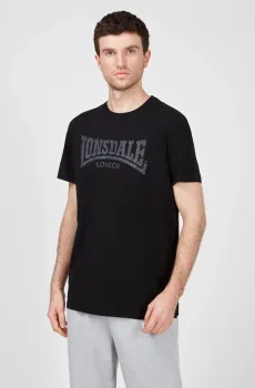 Мужская черная футболка Черный S Lonsdale 111132