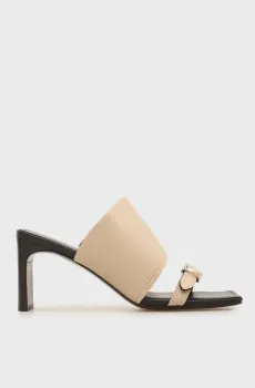 Женские бежевые кожаные мюли Marisa Бежевый 38 PRPY PRSDS26216W