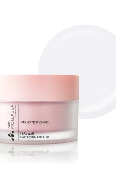 Моделирующий гель для ногтей Nails Molekula Professional Gel 02 Clear Thick (прозрачный желе), 50 мл