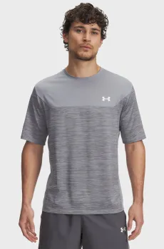 Мужская серая футболка UA Tech Utility SS Серый M Under Armour 6004965-035