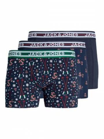 Jack&Jones Junior Набір з 3 пар боксерів 12246624 Cиній Jack&Jones Junior Набір з 3 пар боксерів 12246624 Cиній
