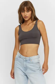 Женский серый топ Серый M Tally Weijl SSLPEPOKAL