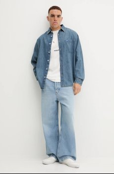 Джинсовая рубашка Hugo Blue Ebalto