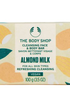 Мыло для лица и тела The Body Shop Almond Milk Cleansing Face & Body Bar Миндальное молочко, 100 г