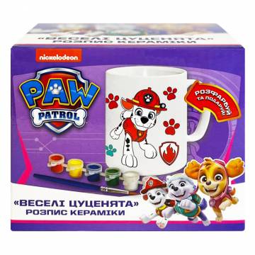 Ігровий набір Paw Patrol Декоративна чашка Веселі цуценята (122823) Ігровий набір Paw Patrol Декоративна чашка Веселі цуценята (122823)