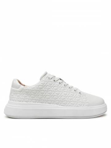 Calvin Klein Снікерcи Cupsole Lace Up Saff Mono HW0HW02103 Білий Calvin Klein Снікерcи Cupsole Lace Up Saff Mono HW0HW02103 Білий