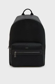 Мужской черный рюкзак Черный ONESIZE BOSS 50563715;002