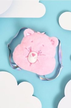 Плюшевий рюкзак у формі ведмедика Care Bears - рожевий