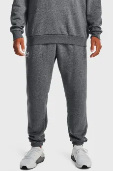 Мужские серые спортивные брюки UA Essential Fleece Jogger Серый L Under Armour 1373882-012
