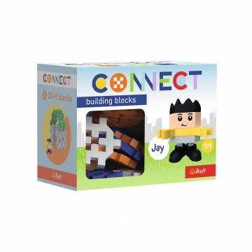 Детский конструктор Trefl Connect с игровой фигуркой Jay от 4 лет, 35 деталей (62006) Детский конструктор Trefl Connect с игровой фигуркой Jay от 4 лет, 35 деталей (62006)