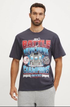 Хлопковая футболка 47 brand MLB New York Yankees