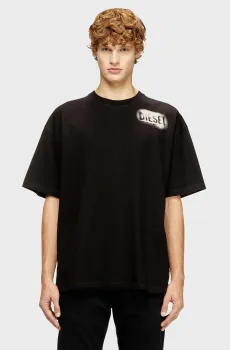 Мужская черная футболка T-BOXT-V2 Черный L Diesel A19981 0QIAM