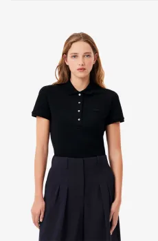 Женское черное поло Черный 40 Lacoste PF5462031