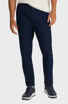 Мужские темно-синие брюки ISAAC HEMP Синий L Tommy Jeans DM0DM21368