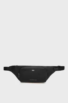 Мужская черная поясная сумка CENTRAL BUMBAG Черный ONESIZE Tommy Hilfiger AM0AM14437