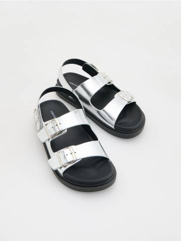 Reserved - GIRLS` SANDALS - срібний - 673DL-SLV Reserved - GIRLS` SANDALS - срібний - 673DL-SLV