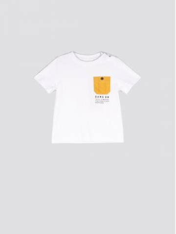 Coccodrillo Футболка WC2143203HUG Білий Regular Fit Coccodrillo Футболка WC2143203HUG Білий Regular Fit