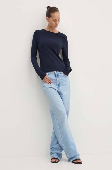 Лонгслив Guess Jeans женский цвет синий W4YI22 J1314 Лонгслив Guess Jeans женский цвет синий W4YI22 J1314