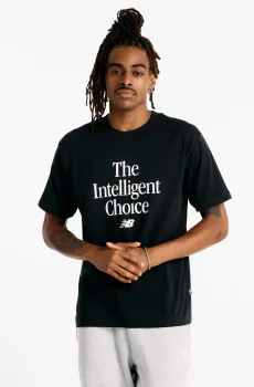 Мужская черная футболка Intelligent Choice Relaxed Черный XL New Balance MT51915BK