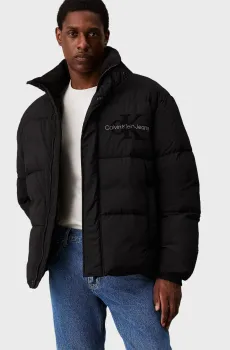 Мужская черная куртка CHENILLE PUFFER Черный XL Calvin Klein Jeans J30J326101
