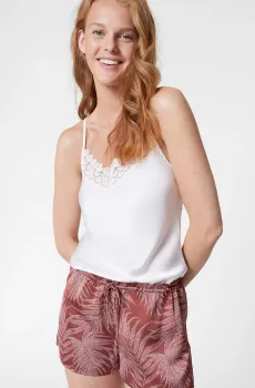 Женский белый топ JADE Белый S Etam 6535140