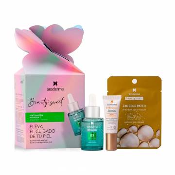 Подарочный набор Sesderma Beauty Sweet Niacinamide Pack (сыворотка, 30 мл + патчи для кожи вокруг глаз, 1 пара + флюид, 7 мл) Подарочный набор Sesderma Beauty Sweet Niacinamide Pack (сыворотка, 30 мл + патчи для кожи вокруг глаз, 1 пара + флюид, 7 мл)