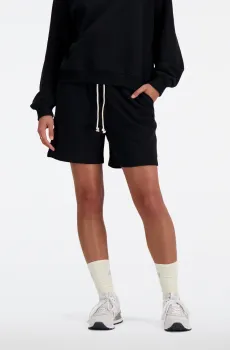 Женские черные шорты NB Athletics Черный S New Balance WS41508BK