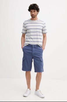 Футболка с примесью льна United Colors of Benetton