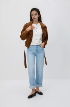 Reserved - Кардиган з короткими рукавами - кремовий - 461JQ-01X