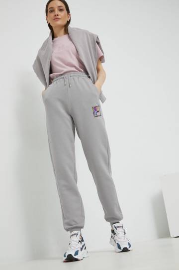 Хлопковая футболка Fila цвет розовый Хлопковая футболка Fila цвет розовый