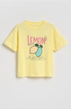 Reserved - Футболка з принтом - світло-жовтий - 992HT-10X