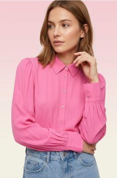 Віскозна сорочка - рожевий