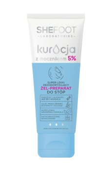 Суперлегкий дезодорирующий гель для ног SheFoot с 5% мочевины, 75 мл
