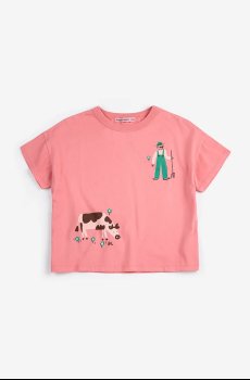 Детская хлопковая футболка Bobo Choses Farm Adventure